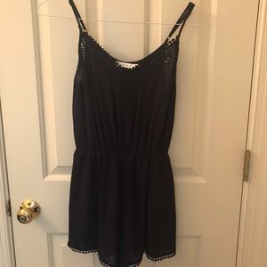 Lush Navy blue romper